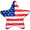 Swim Central Inflatable Americana Star Island Swimming Pool Float - 69"